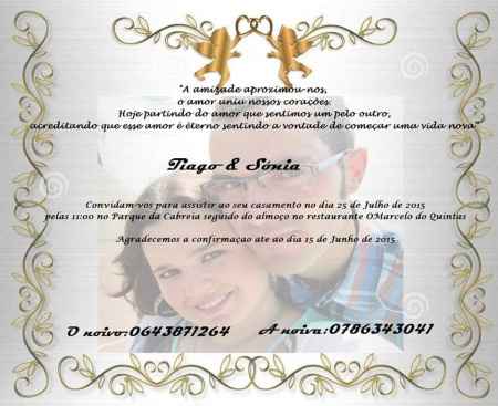 Convite - 1