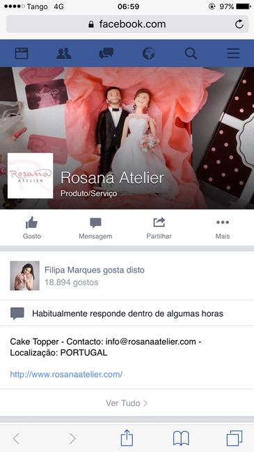 Cake topper / topo de bolo - escultura ou réplica - 1