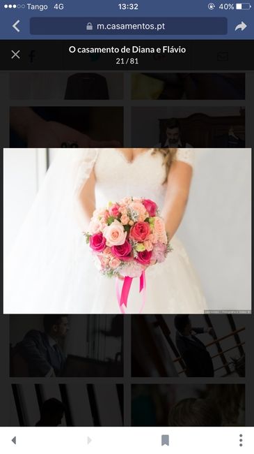 O boquet escolhido. - 1