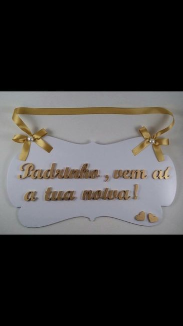 Placa da noiva opinião precisa-se - 1