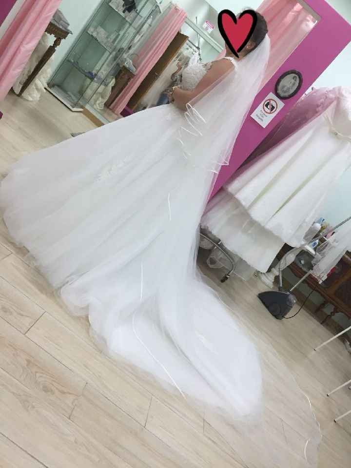 Primeira prova do vestido feita 😊😊 - 2