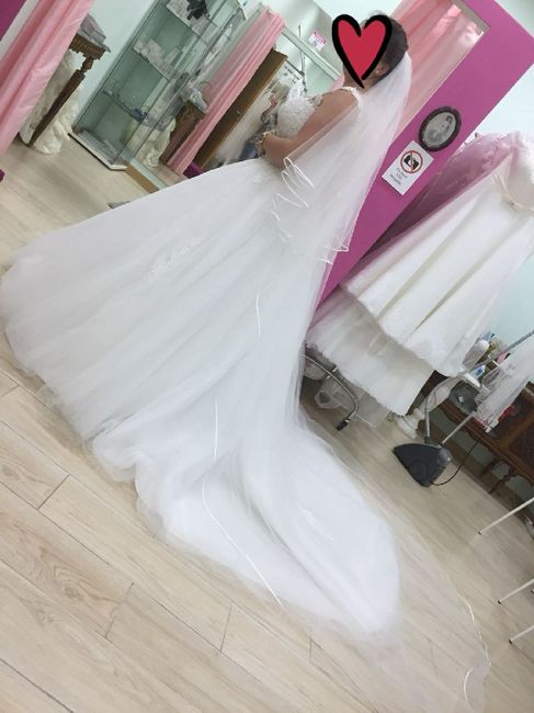 Primeira prova do vestido feita 😊😊 - 2