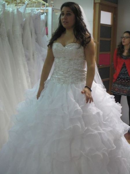 1ª prova do vestido + penteado - 2