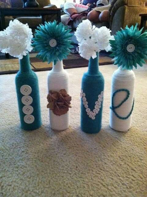 Decoração com garrafas! - 9
