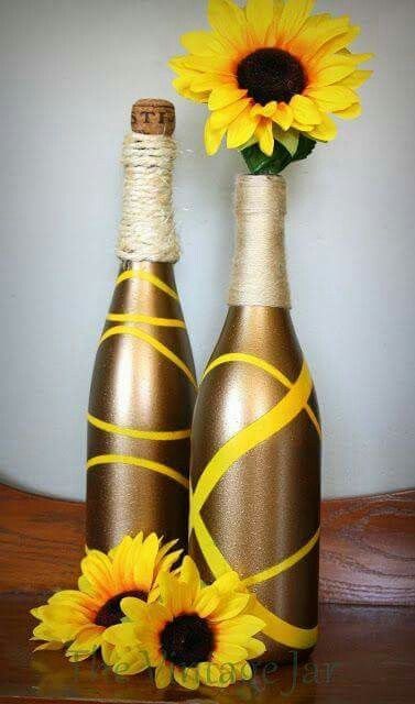 Decoração com garrafas! - 20