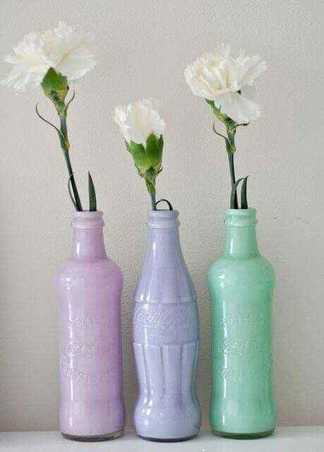 Decoração com garrafas! - 8