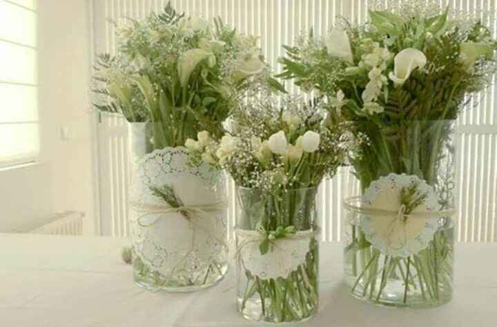 Decoração com frascos e copos - 20
