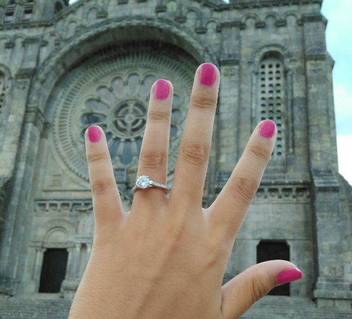 Foste pedida em casamento com anel? - 1