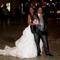 nós dois... a rir de um turista que estava a fazer palhaçadas!