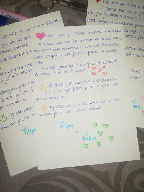Canudo de agradecimento pela presença - 1