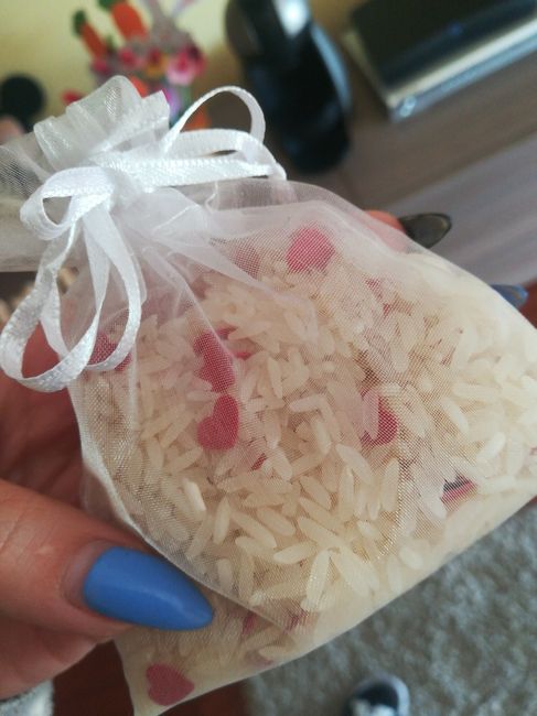 Onde colocar arroz e pétalas? - 1