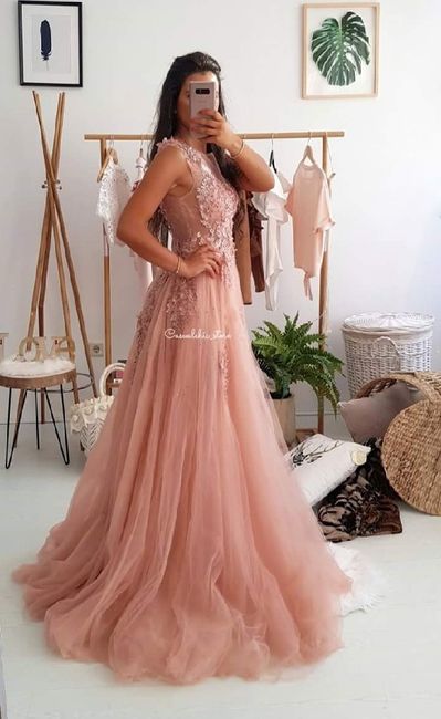 Este vestido de noiva rosa...faz o vosso estilo? - 2