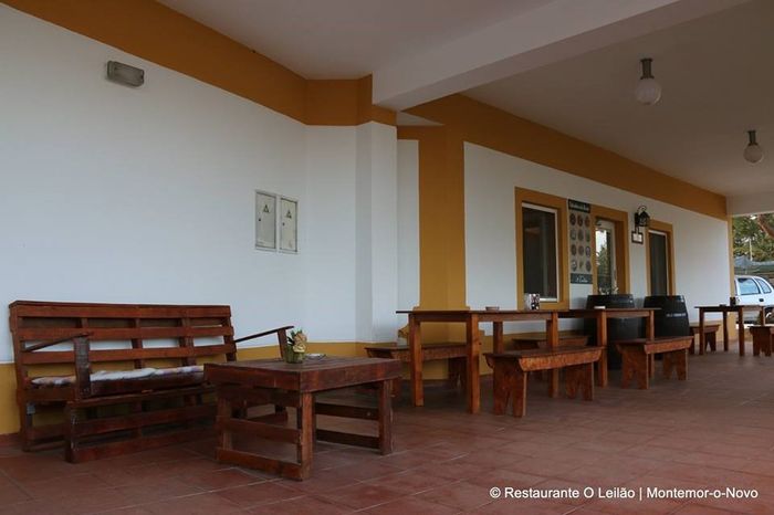 alpendre do restaurante