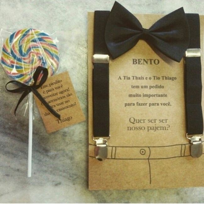 convite para o meu sobrinho pajem(foto tirada da net)