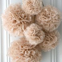 pompom tule