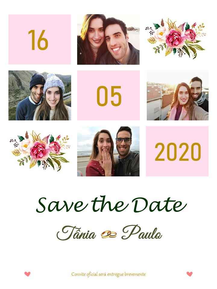 Save the date (em formato digital)