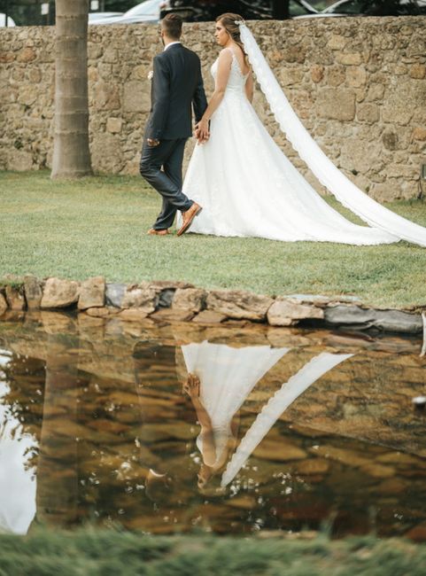 Como prender a cauda do vestido! - 2