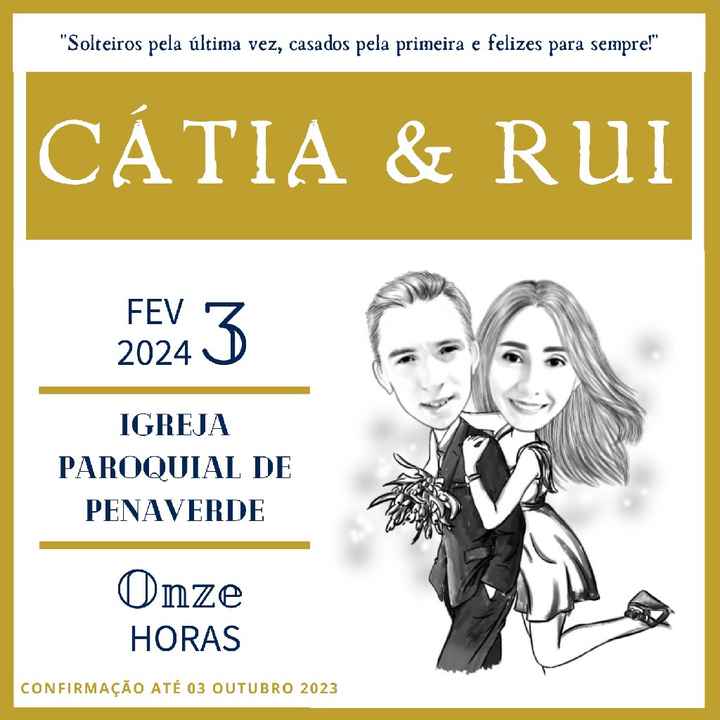 Convites de casamento - 1