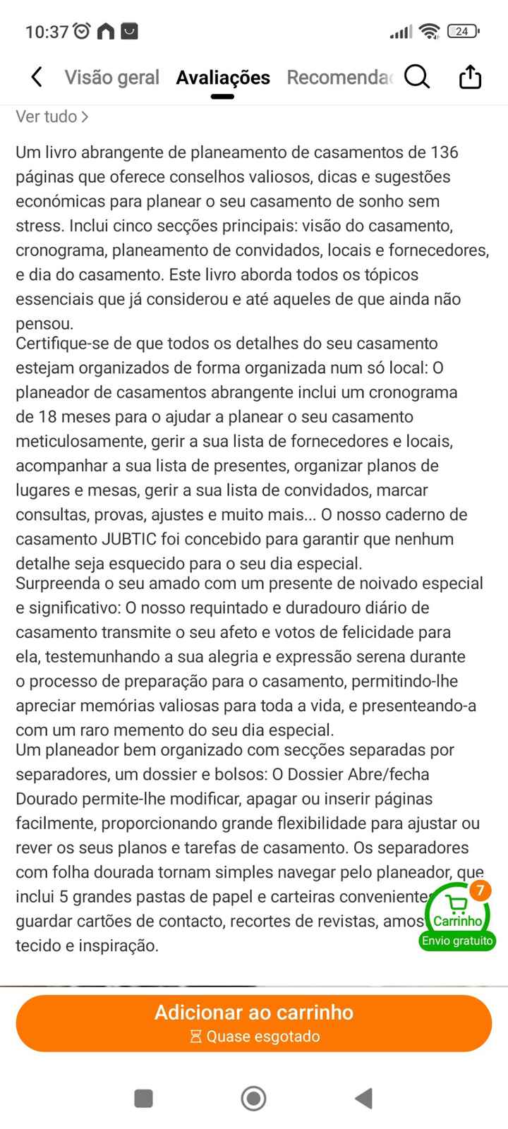 Agenda Noiva com plano de pagamento - 2