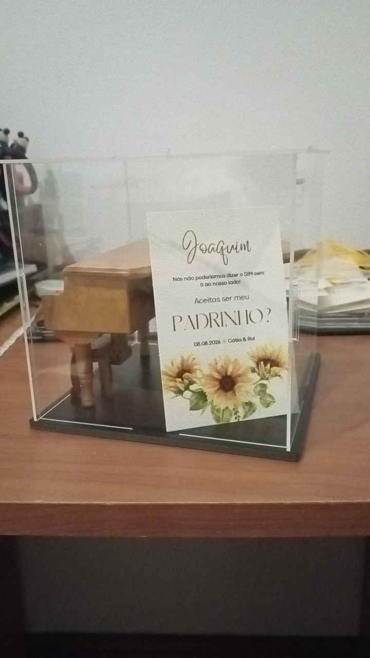 Ideias para convite dos padrinhos - 4