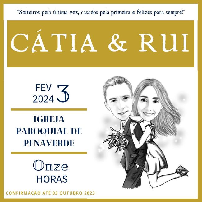 Convites de casamento 1