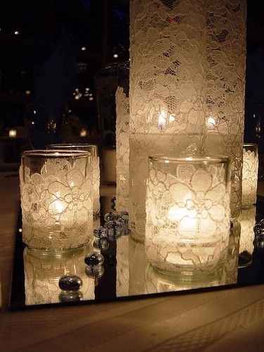 Velas e espelhos