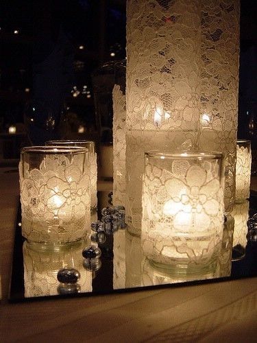 Velas e espelhos