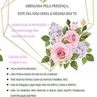 Recadinhos para os convidados! - 3