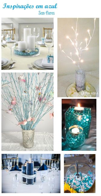 Inspirações em azul 