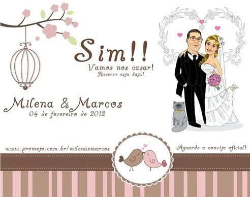 Exemplo Save The Date