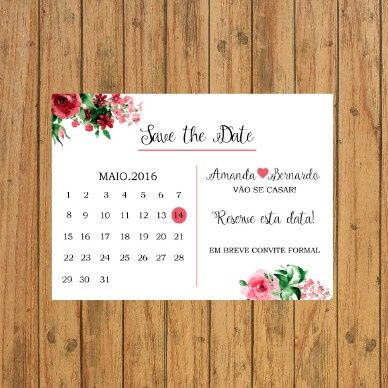 Exemplo Save The Date