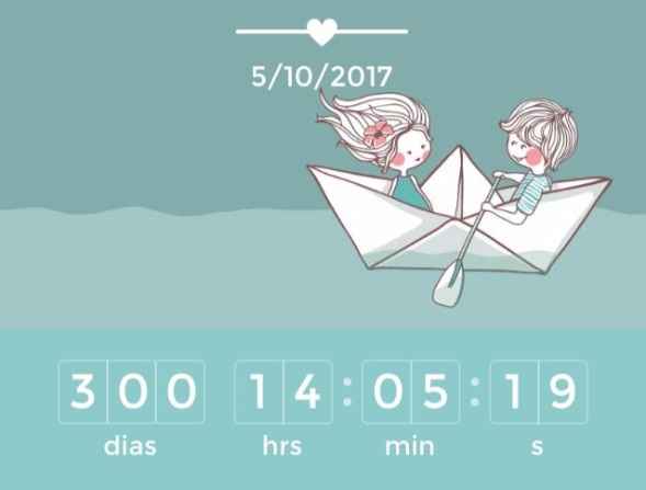 300 dias (o primeiro printscreen do countdown) 