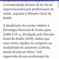 Testagem - mudança da norma - 2