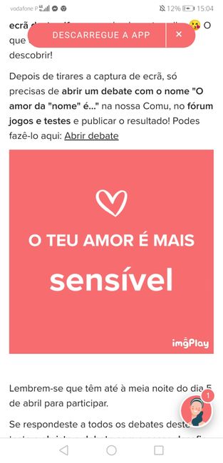 o amor da Sara - 1
