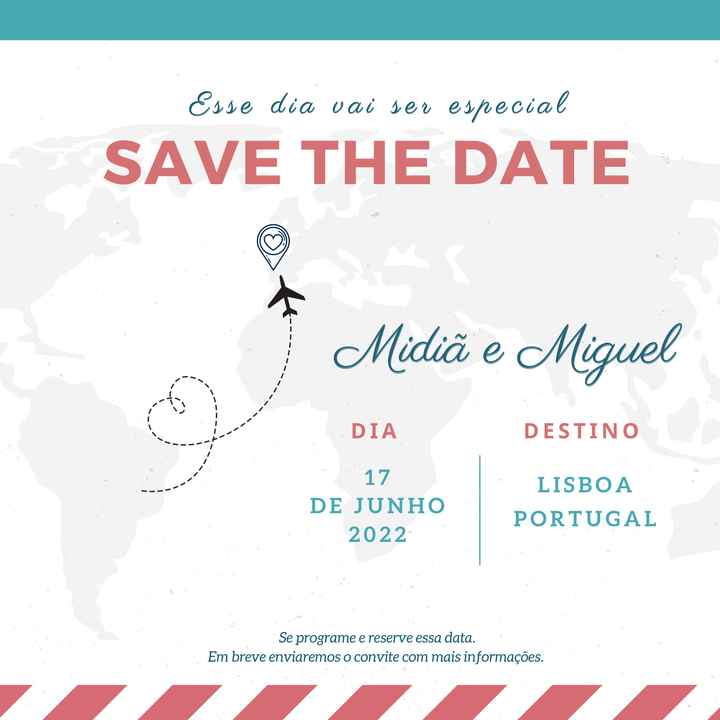 Save the date! Vais usar ou não? - 1