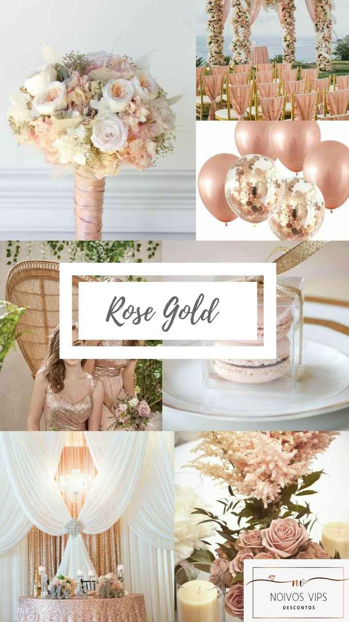 Decoração Rose Gold - 1