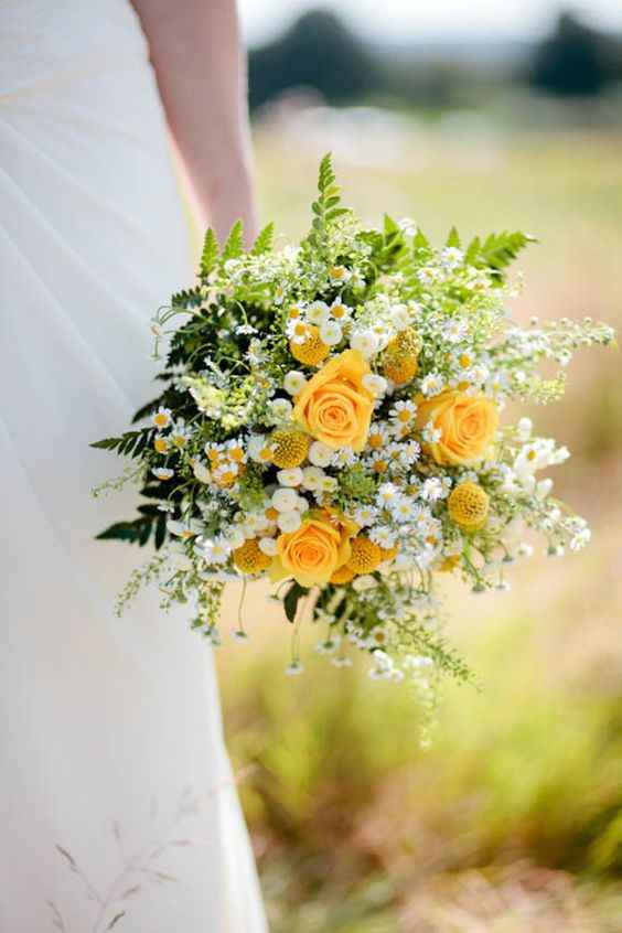 o Arco-íris invade a Comunidade: Inspirações (amarelas) para Bouquet 💛 - 7