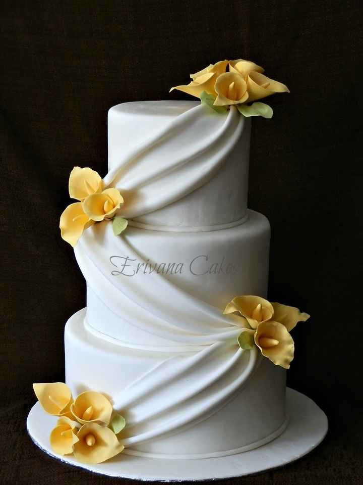 o Arco-íris invade a Comunidade: Inspirações (amarelas) para Bolo de Casamento 💛 - 7