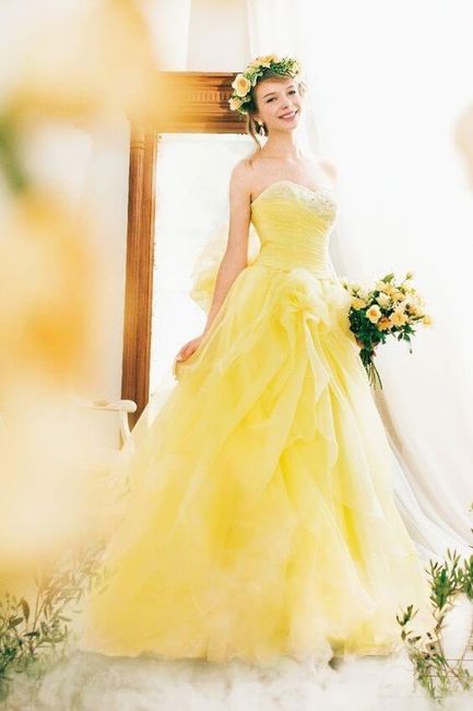 O Arco-íris invade a Comunidade: Inspirações (amarelas) para Vestido de Noiva 💛 6