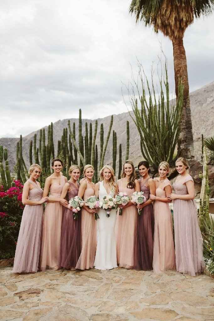 Qual a cor dos vestidos das tuas damas de honor? 👗 - 1