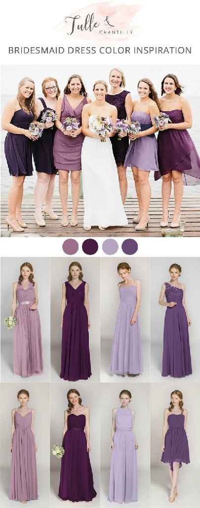 Qual a cor dos vestidos das tuas damas de honor? 👗 - 2