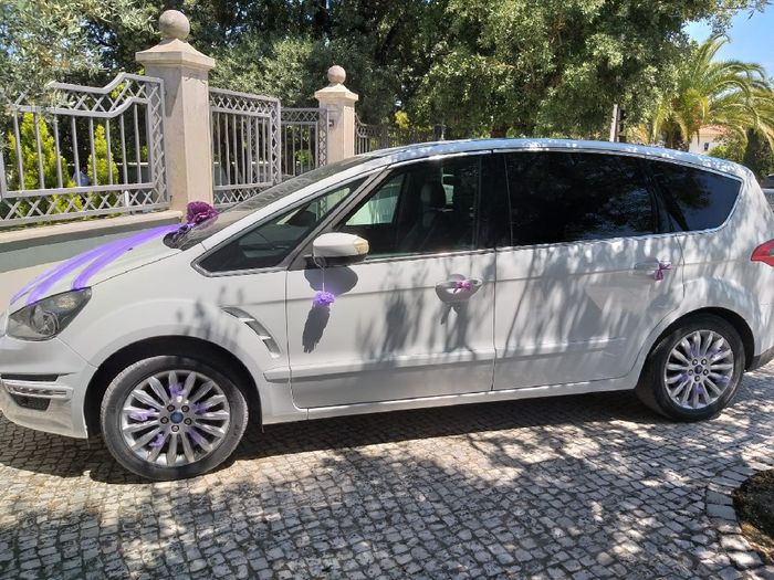 Decoração do carro da noiva - 3