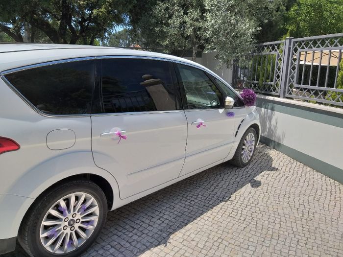 Decoração do carro da noiva - 4