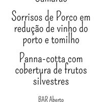 Menus - as primeiras ideias - 4