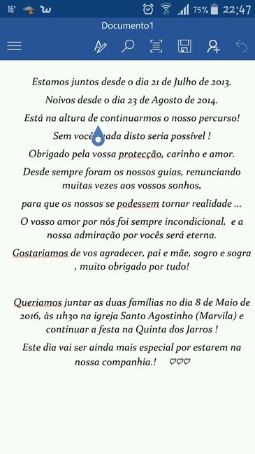 Convite para pais - 1