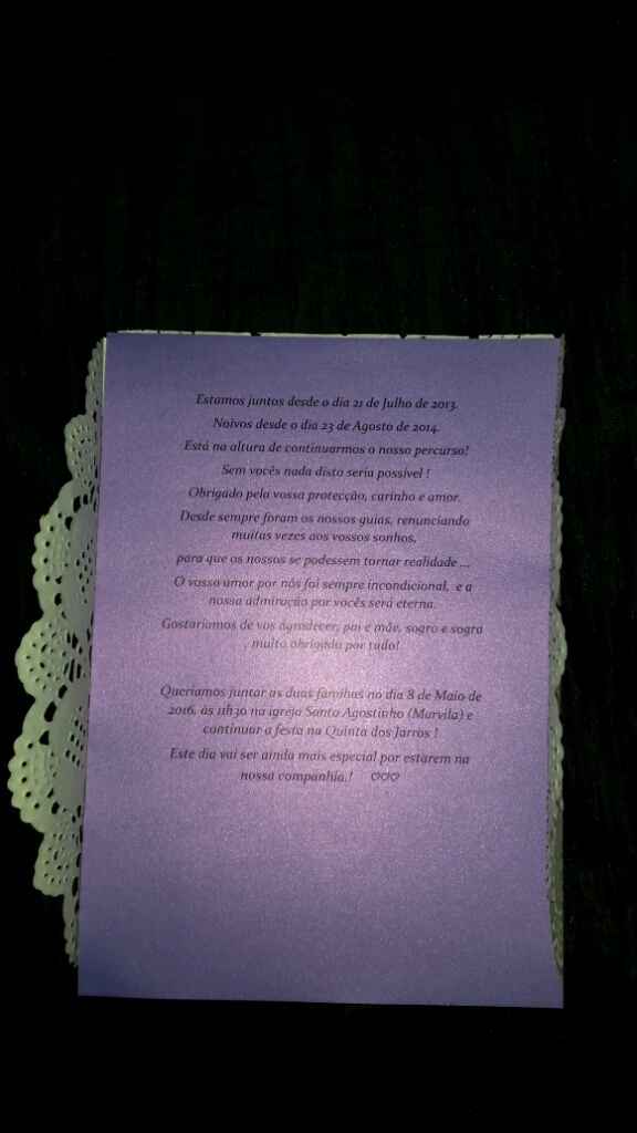 Convite para pais - 1