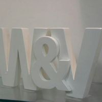 Letras em madeira - 2