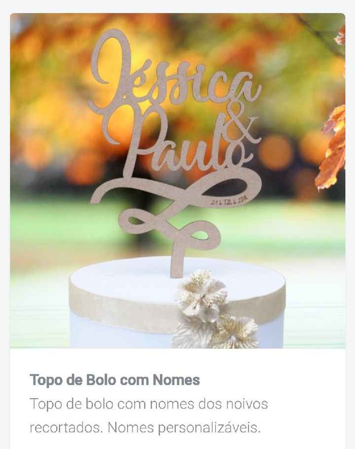 Topo de bolos de noiva - 1