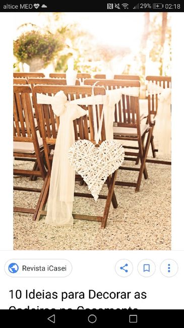 Decoração de cadeiras - 2
