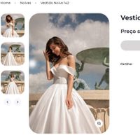 Vender vestido de noiva (nunca usado) - 1